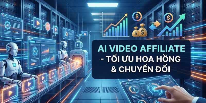 Bí kíp sử dụng AI để sản xuất hàng loạt video làm Affiliate giúp tối ưu hoa hồng và tỷ lệ chuyển đổi