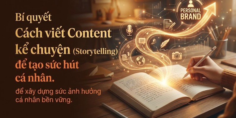 Bí quyết Cách viết Content kể chuyện (Storytelling) để tạo sức hút cá nhân. để xây dựng sức ảnh hưởng cá nhân bền vững